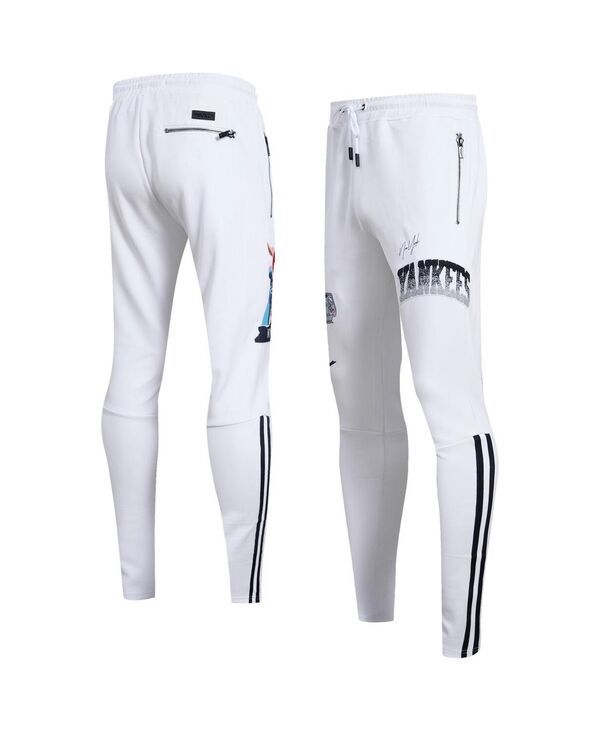 プロスタンダード メンズ ボトムス カジュアルパンツ トラックパンツ パンツ Pro Standard Mens White New York Yankees Hometown Track Pants White ホワイト