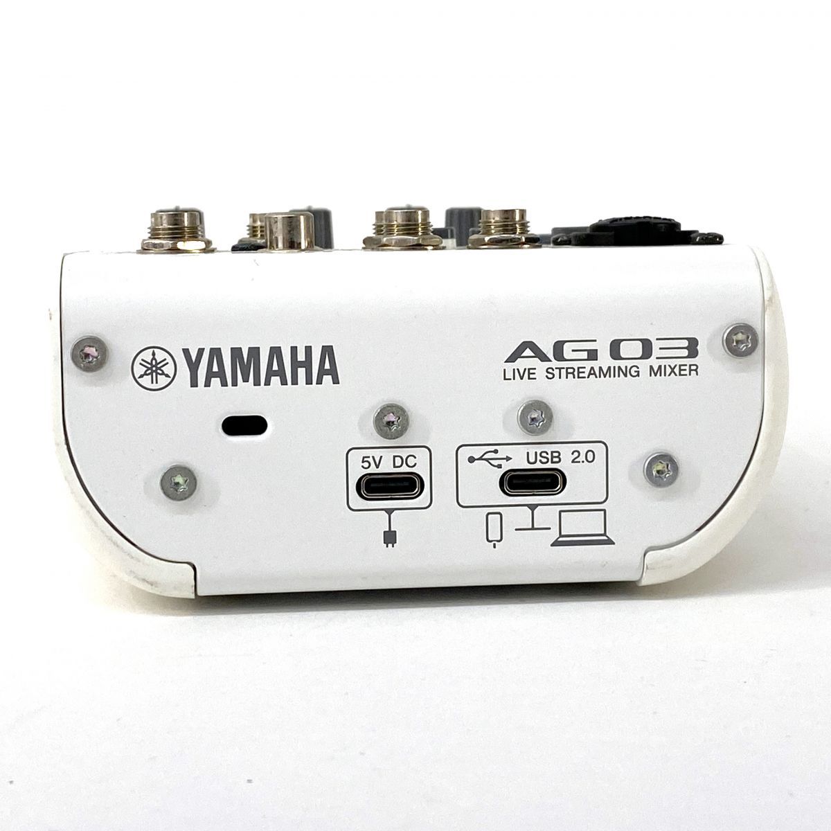 YAMAHA ヤマハ AG03 MK2 オーディオインターフェース USBタイプ ※中古