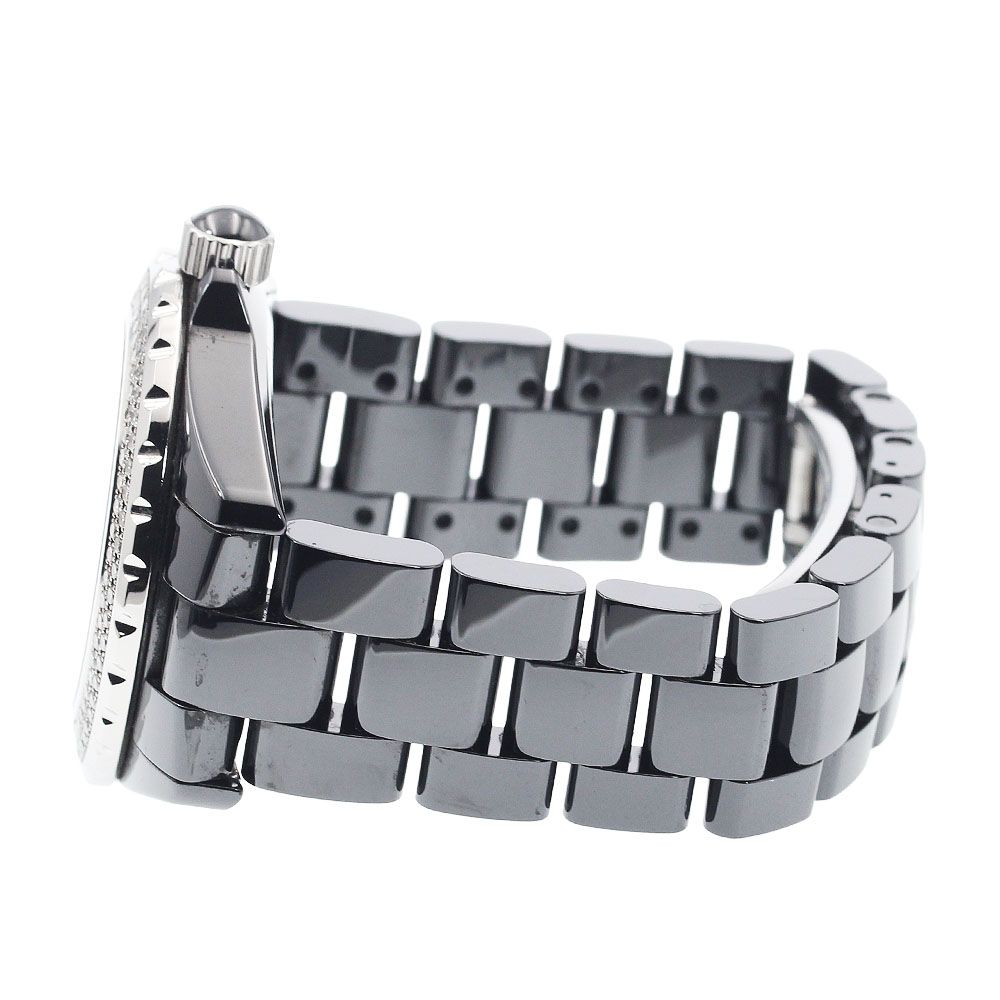 シャネル CHANEL H0950 J12 黒セラミック ダイヤベゼル 自動巻き