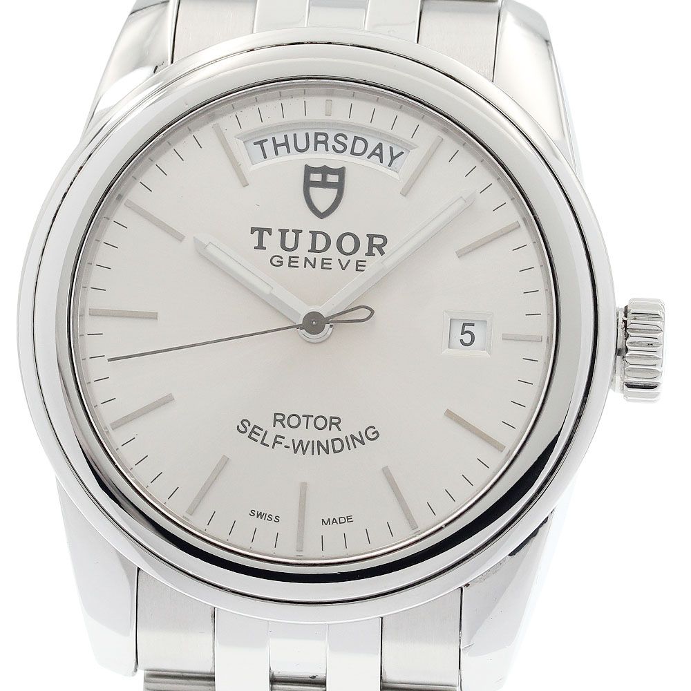 チュードル TUDOR 56000 グラマー デイトデイ 自動巻き メンズ 保証書付き_940388