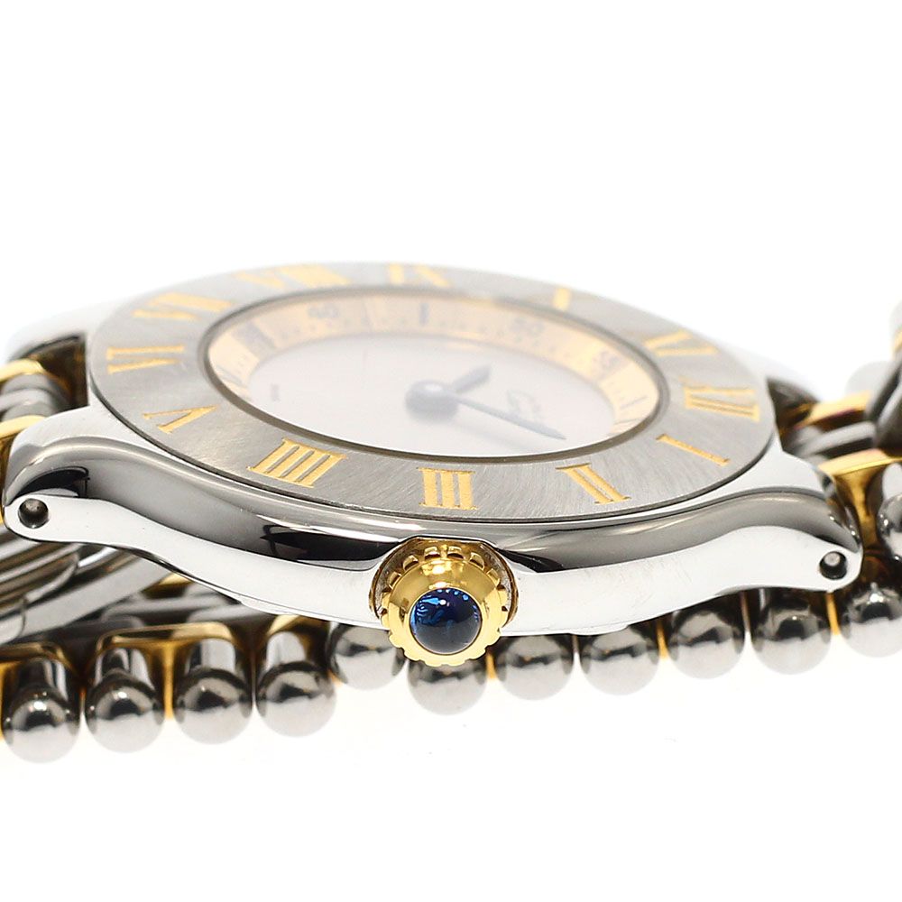 カルティエ CARTIER W10073F4 マスト21 クォーツ レディース _943130