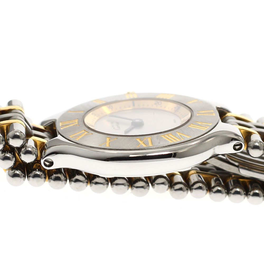 カルティエ CARTIER W10073F4 マスト21 クォーツ レディース _943130
