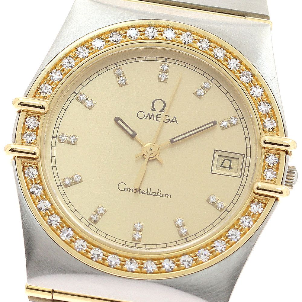 オメガ OMEGA コンステレーション ダイヤベゼル インデックスダイヤ