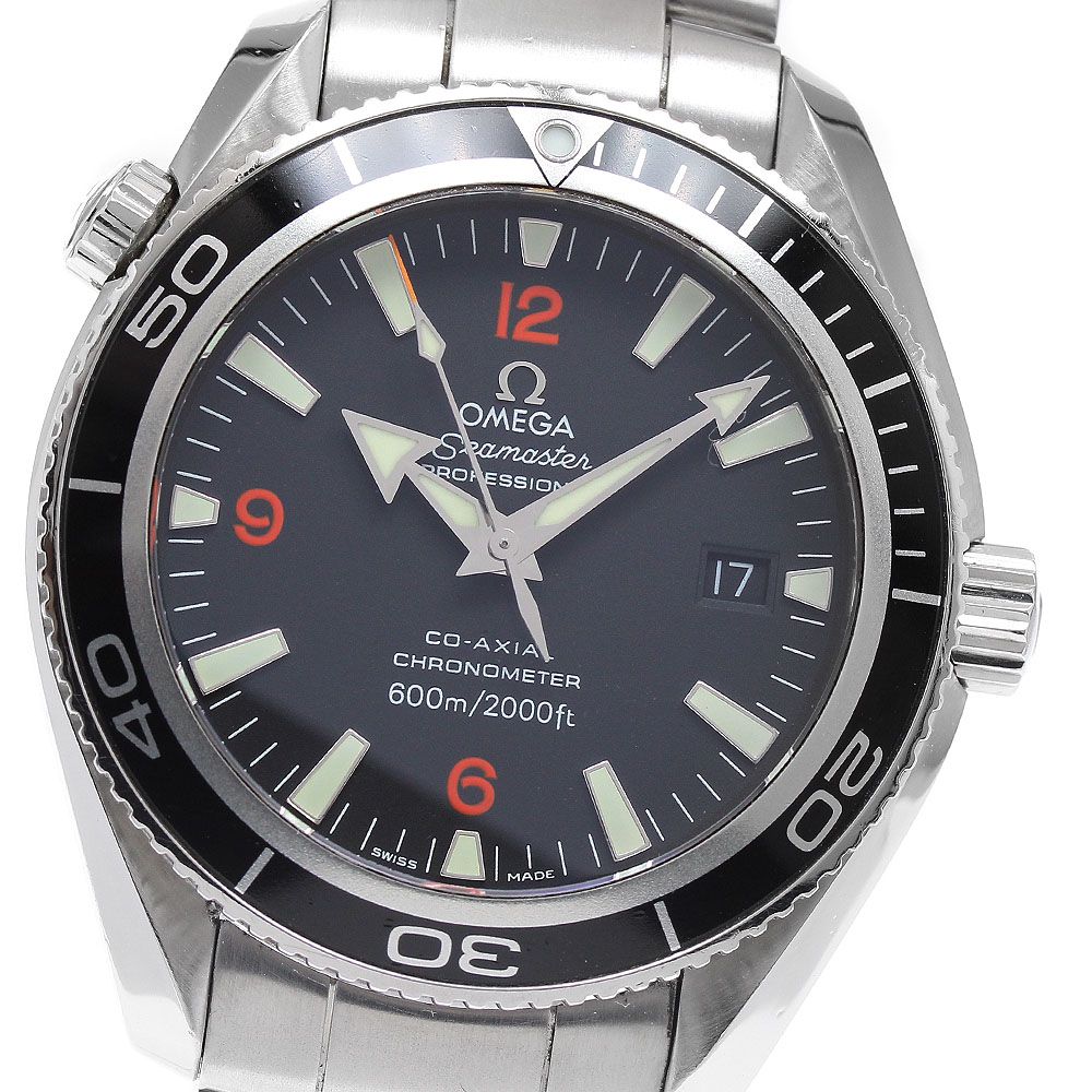 オメガ OMEGA 2201.51 シーマスター600 プラネットオーシャン デイト コーアクシャル 自動巻き メンズ 保証書付き_895499