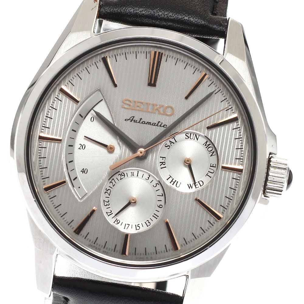 セイコー SEIKO SARW033|6R21-01C0 プレザージュ パワーリザーブ デイデイト 自動巻き メンズ _944074