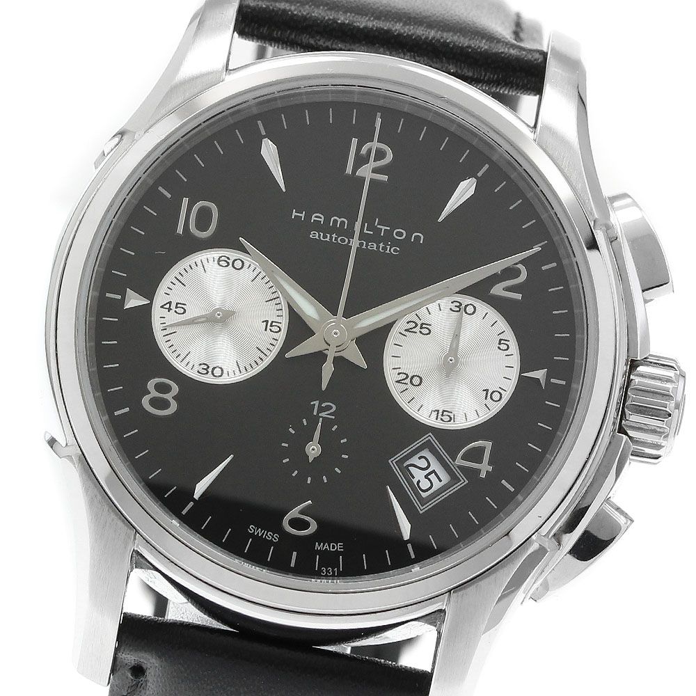 ハミルトン HAMILTON H326560 ジャズマスター クロノグラフ デイト 自動巻き メンズ _942751