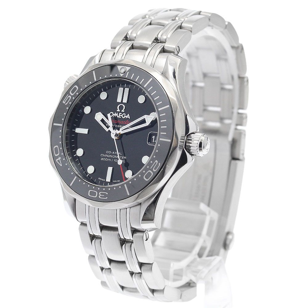  オメガ OMEGA 212.30.36.20.01.002 シーマスター300 デイト 自動巻き ボーイズ _924027 ワンポイント 自動巻き時計 腕時計(アナログ)