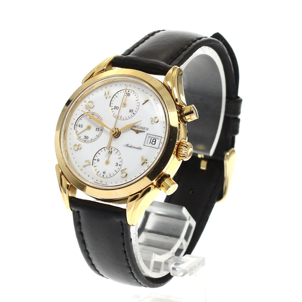  ロンジン LONGINES L4.642.2 デイト クロノグラフ 自動巻き メンズ _944127 スポーツミックス 自動巻き時計 腕時計(アナログ)