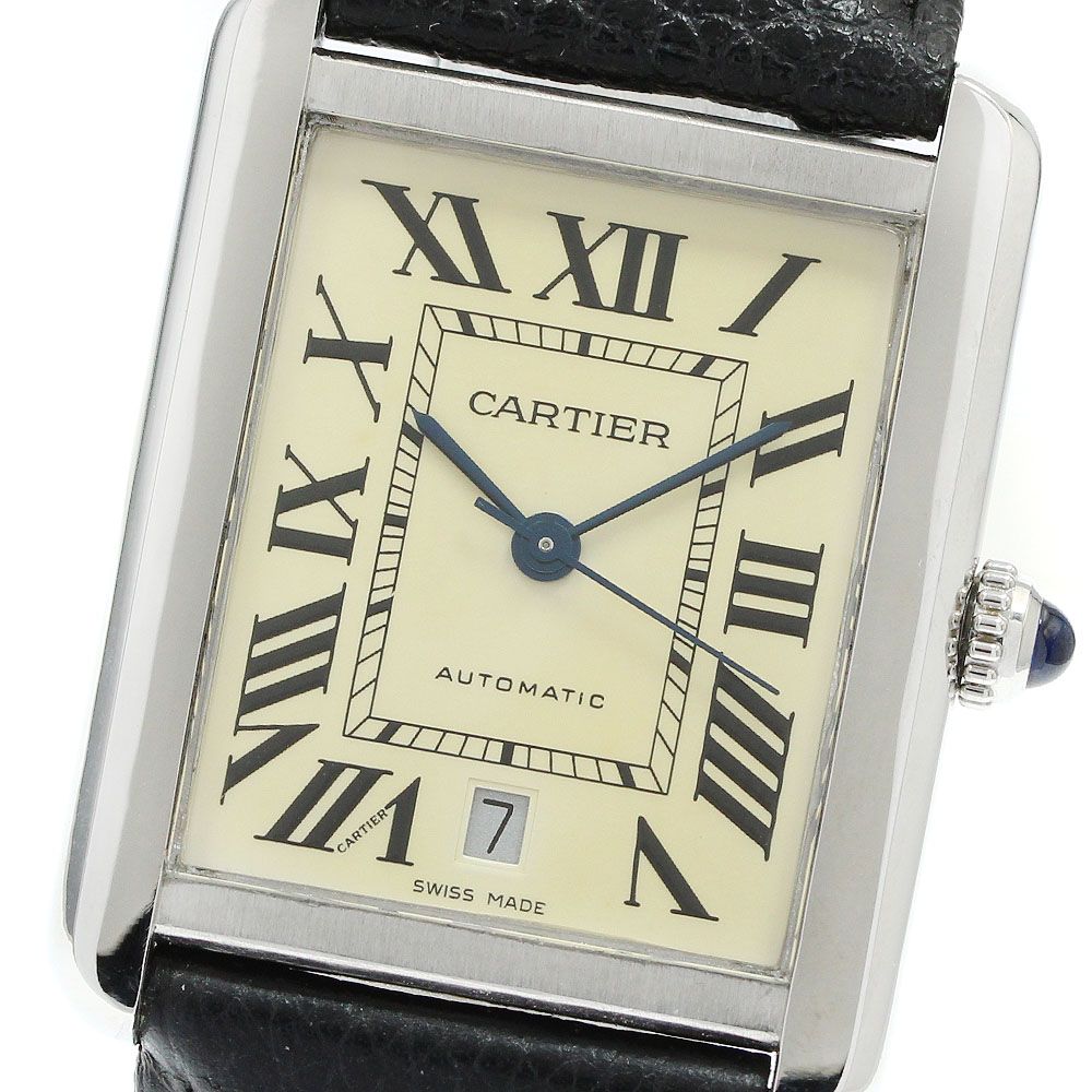 カルティエ CARTIER W5200027 タンクソロ XL デイト 自動巻き メンズ