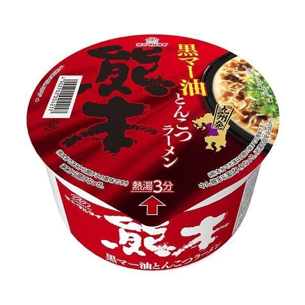 まとめ）マルタイ 九州発黒マー油とんこつ熊本ラーメン 76g 1ケース