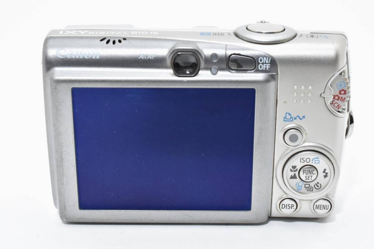 Canonキヤノン IXY DIGITAL 810IS PC1235 コンデジ デジカメ シルバー