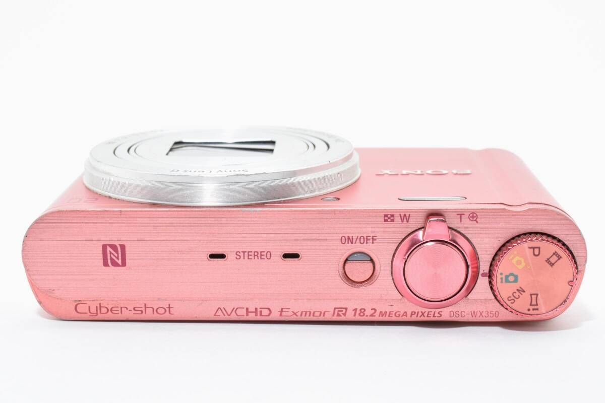 ☆訳あり大特価☆SONY ソニー DSC-WX350 Cyber-shot ピンク コンパクト