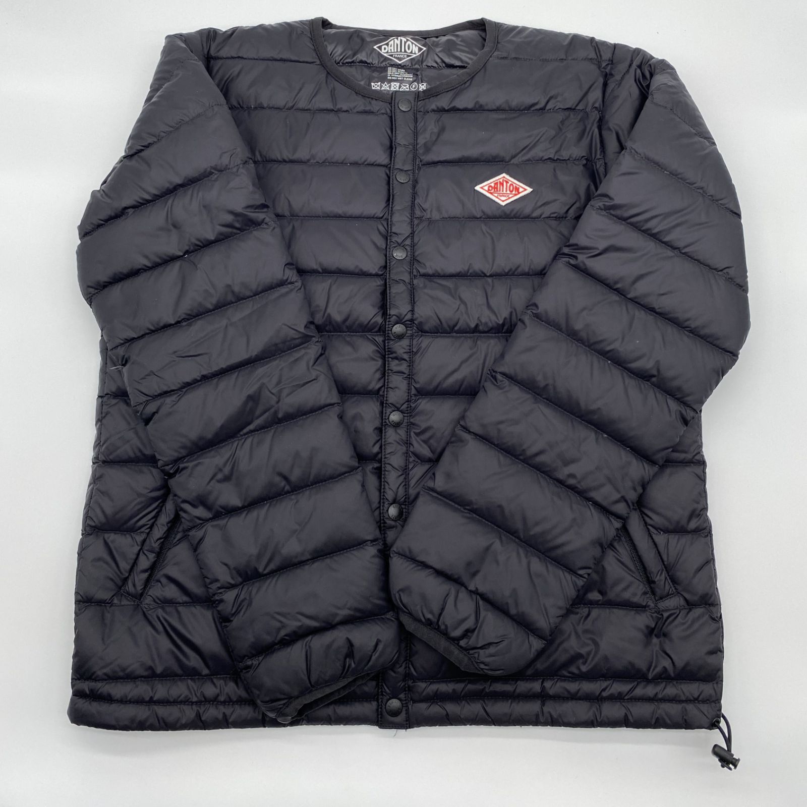 DANTON ダントン インナーダウン ジャケット ブラック XS 34 - メルカリ