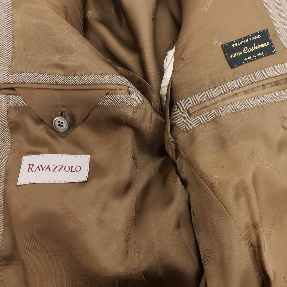 新品】ラバッツォーロ RAVAZZOLO カシミヤ ヘリンボーン 2B テーラード