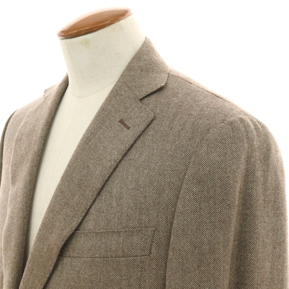 新品】ラバッツォーロ RAVAZZOLO カシミヤ ヘリンボーン 2B テーラード