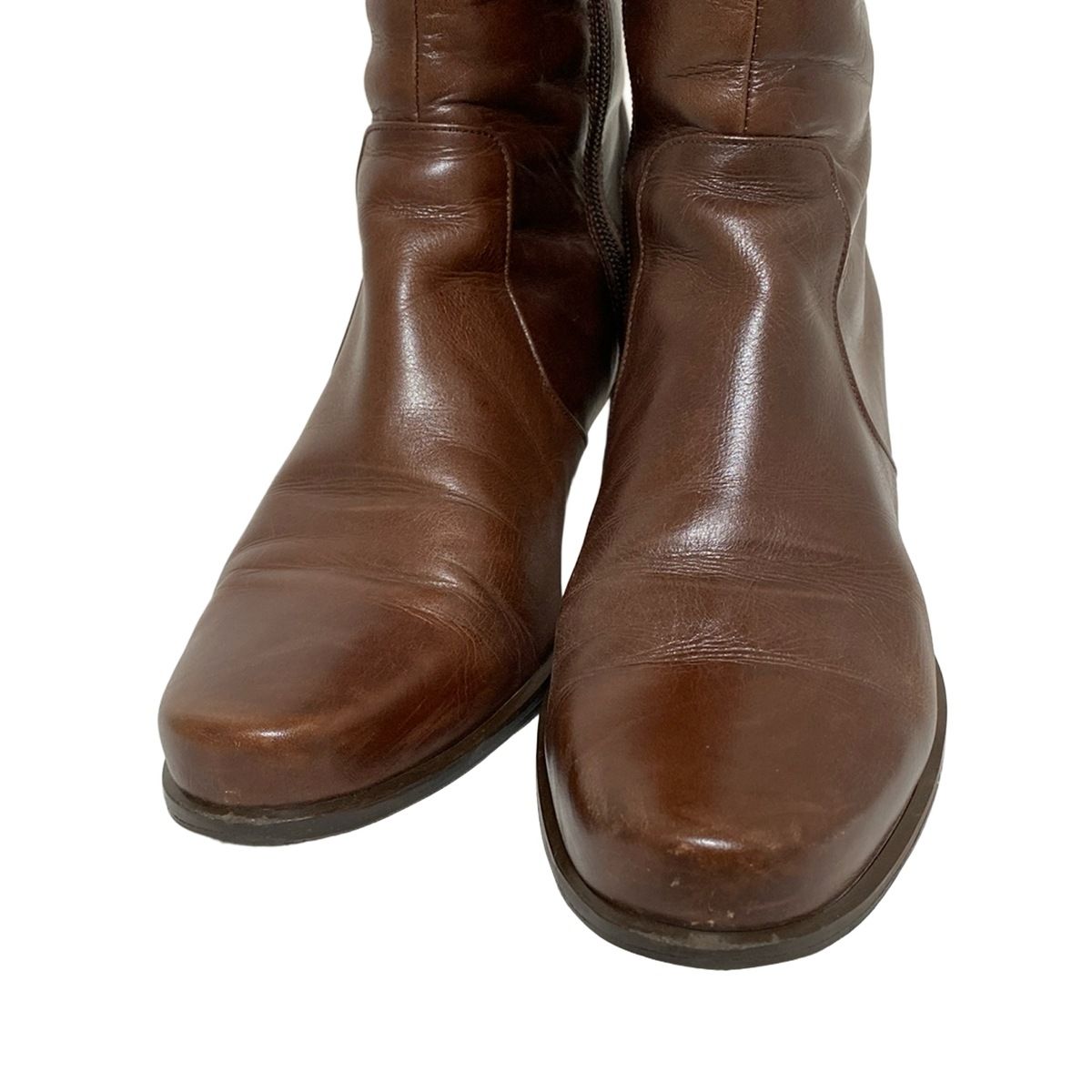 REGAL(リーガル) ロングブーツ 24 レディース - ダークブラウン アウト