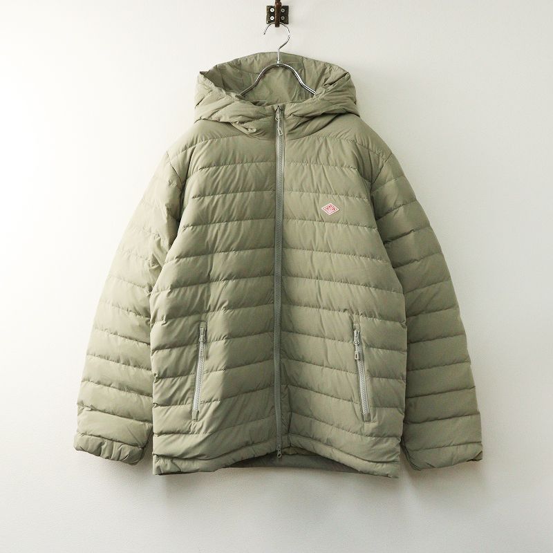 美品 ダントン DANTON フーデッド ライト ダウンジャケット L