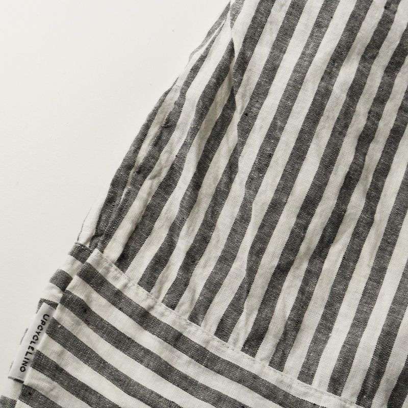 美品 2024SS ネストローブ nest Robe UpcycleLino ストライプ