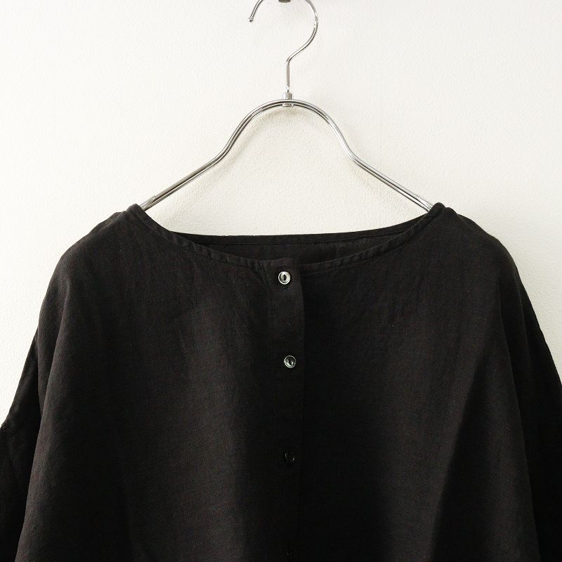 未使用 2024AW ネストローブ nest Robe リネンレースサイドギャザー