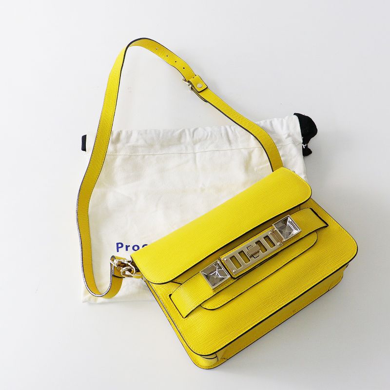 美品 プロエンザスクーラー Proenza Schouler レザーショルダーバッグ
