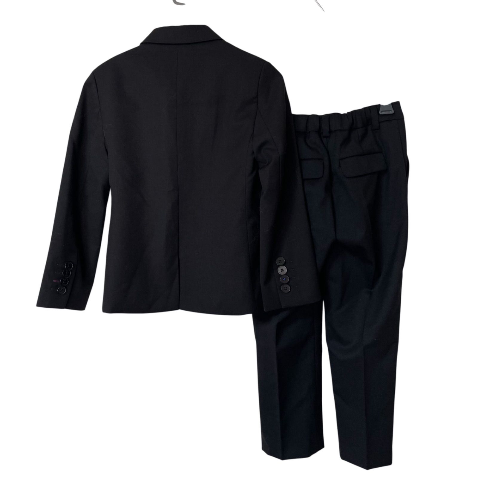 【美品】Paul Smith ポールスミス フォーマルスーツ セットアップ キッズ ブラック サイズ5A【Z1800】