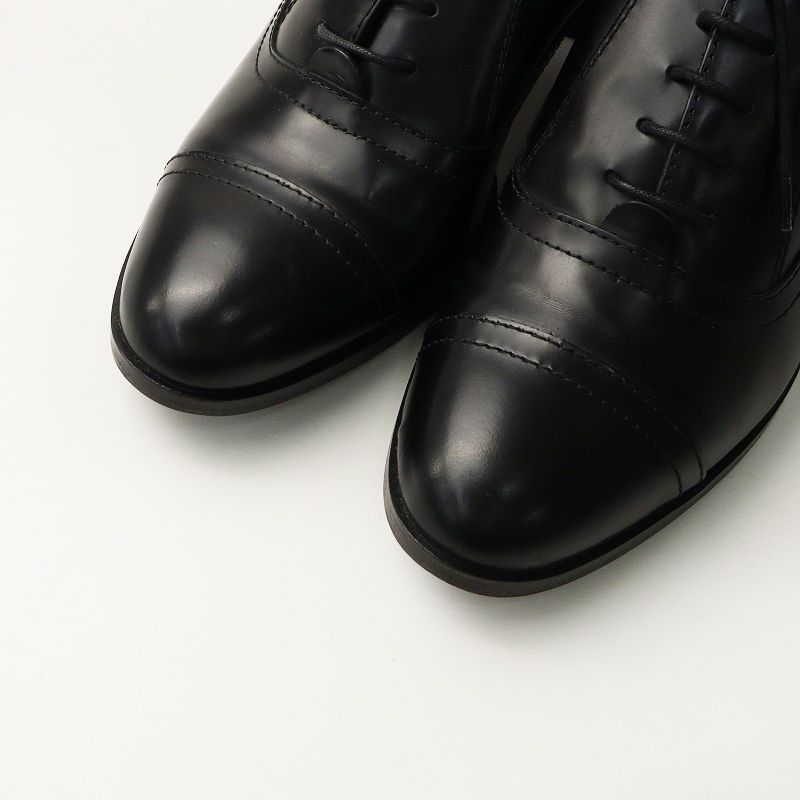 美品 ファビオルスコーニ FABIO RUSCONI レザーレースアップヒール