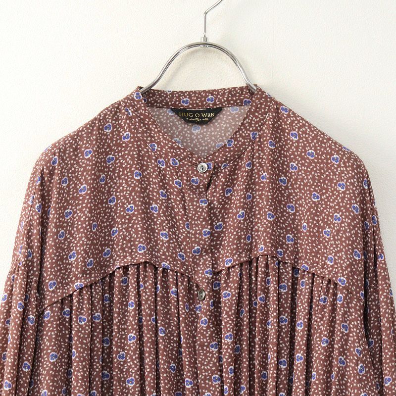 美品 ハグオーワー HUG O WaR フラワープリントドローストリング