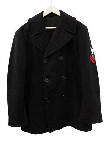 ヴィンテージ VINTAGE 60s US NAVY 米軍実物 Pコート 8ボタン 38R
