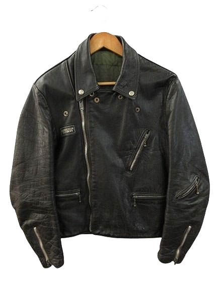 INTERSTATE LEATHERS ライダースジャケット　60’s 70’s ヴィンテージ VINTAGE 60s INTERSTATE LEATHERS レザー ダブル