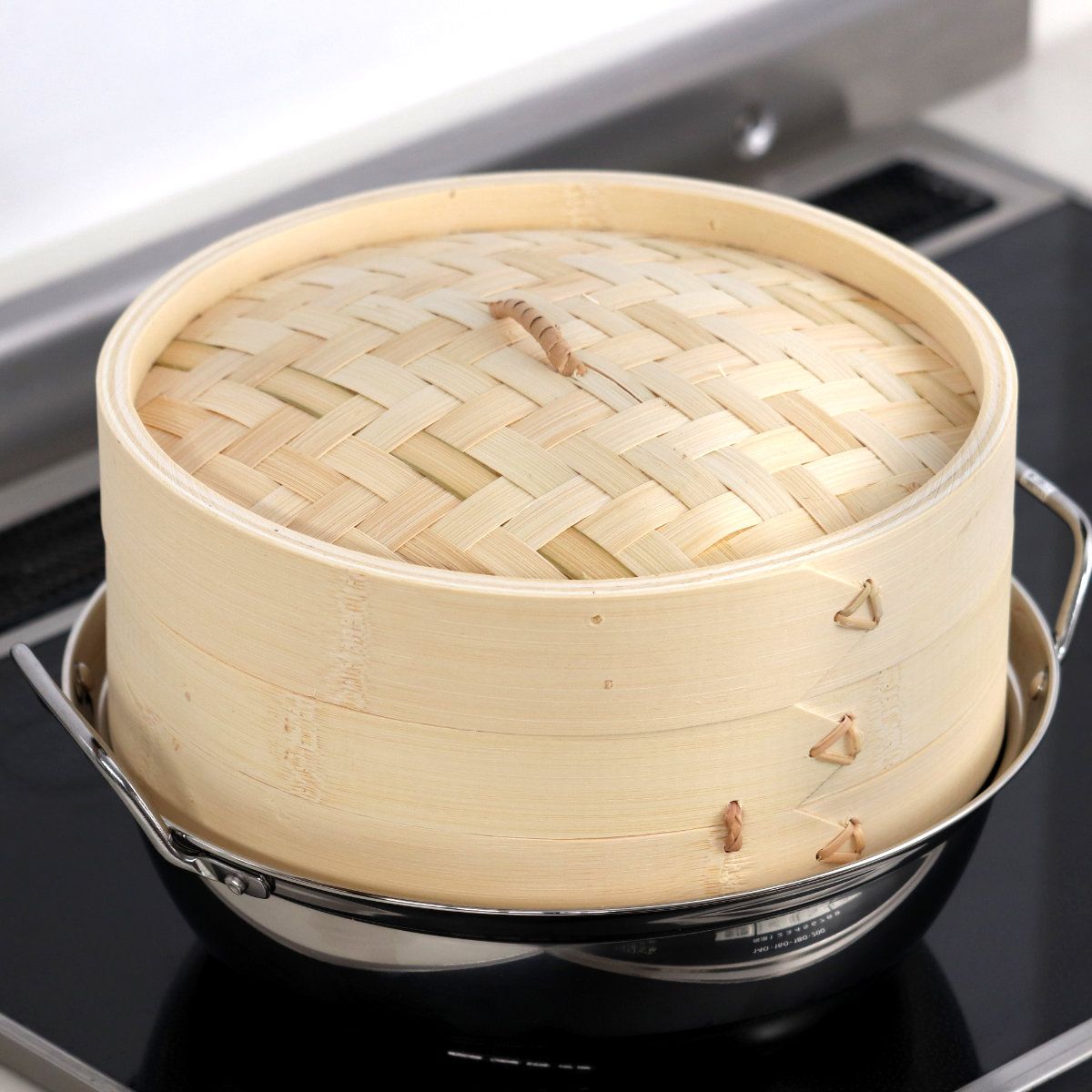 中華せいろ 24cm 竹製 中華家 （ 蒸し器 竹 蒸籠 セイロ 蒸篭 蒸し