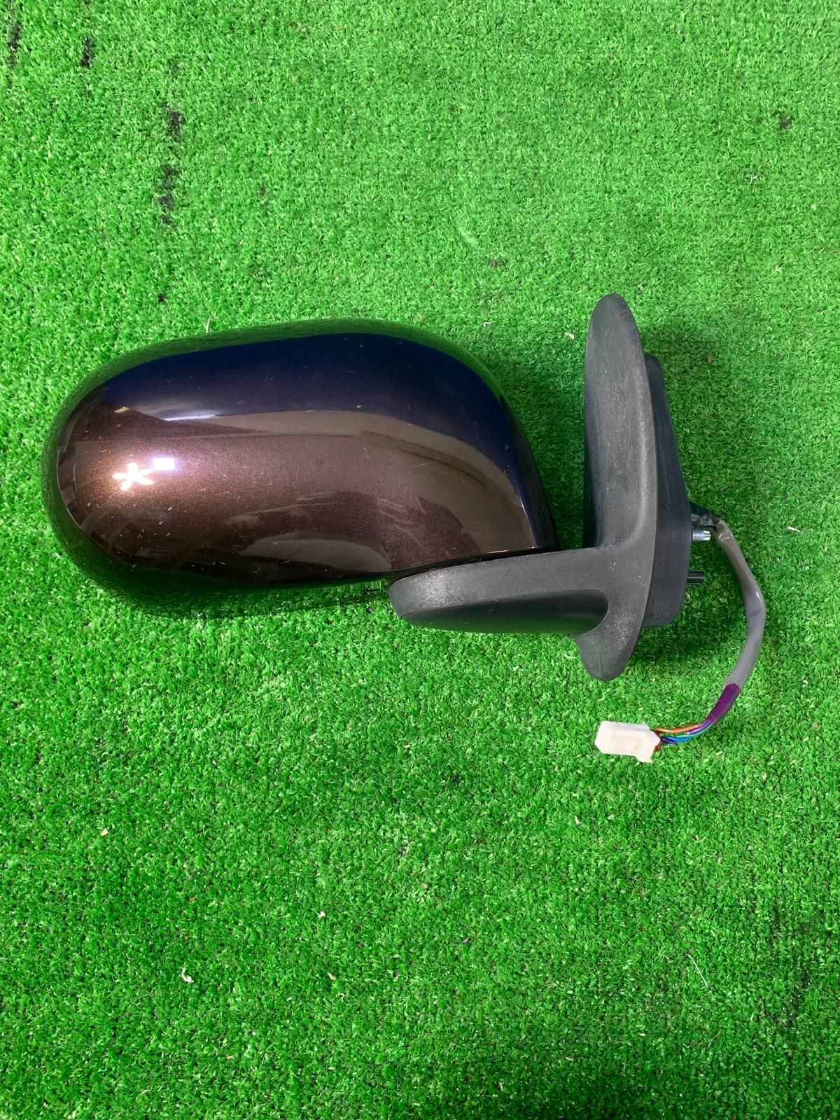 ZT-7680] 純正日産 キューブ Z12 右ドアミラー 動作確認済み 色：L50 5