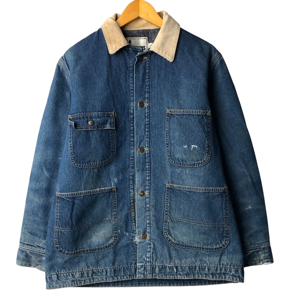 古着 80~90年代 ローバックス ROEBUCKS デニムカバーオール USA製