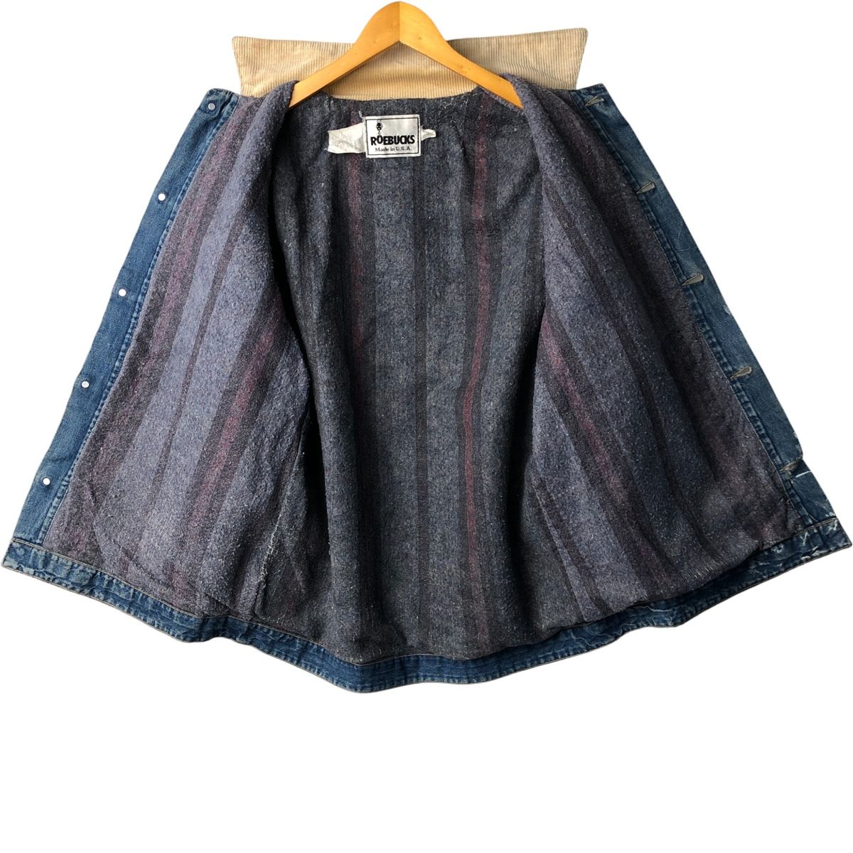 古着 80~90年代 ローバックス ROEBUCKS デニムカバーオール USA製