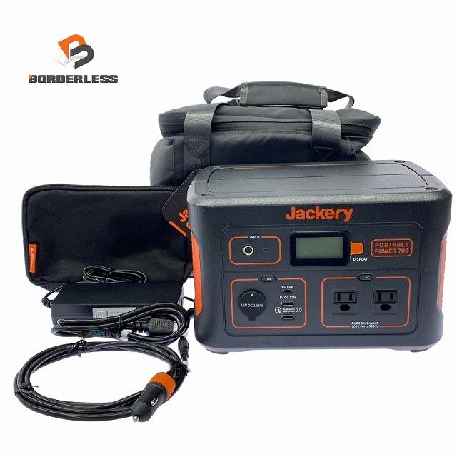 ☆比較的綺麗☆Jackery ジャクリ ポータブル電源708 PTB071 シガー