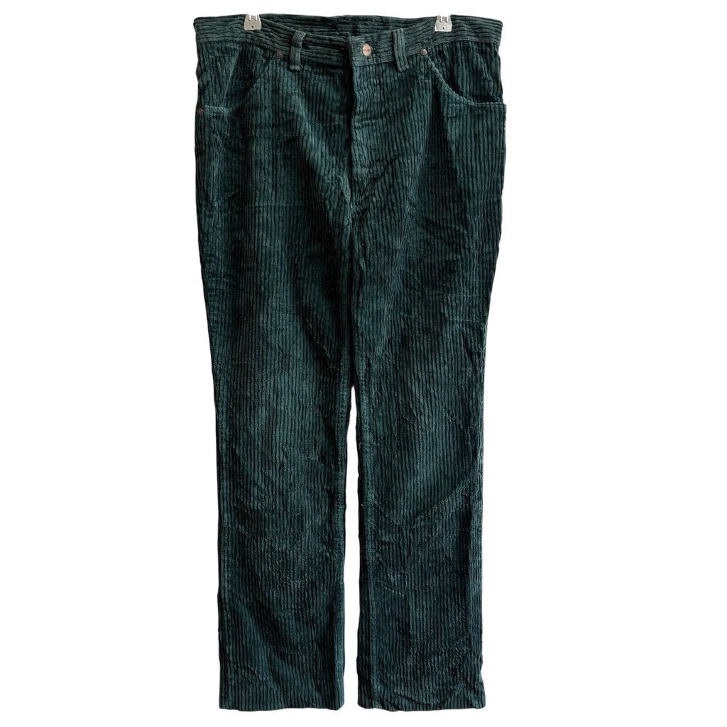 Wrangler ラングラー コーデュロイパンツ 深緑 ダークグリーン 34-32