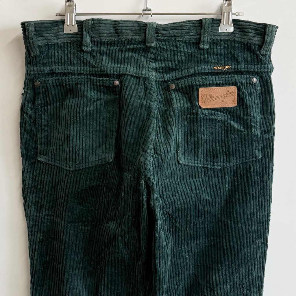 Wrangler ラングラー コーデュロイパンツ 深緑 ダークグリーン 34-32