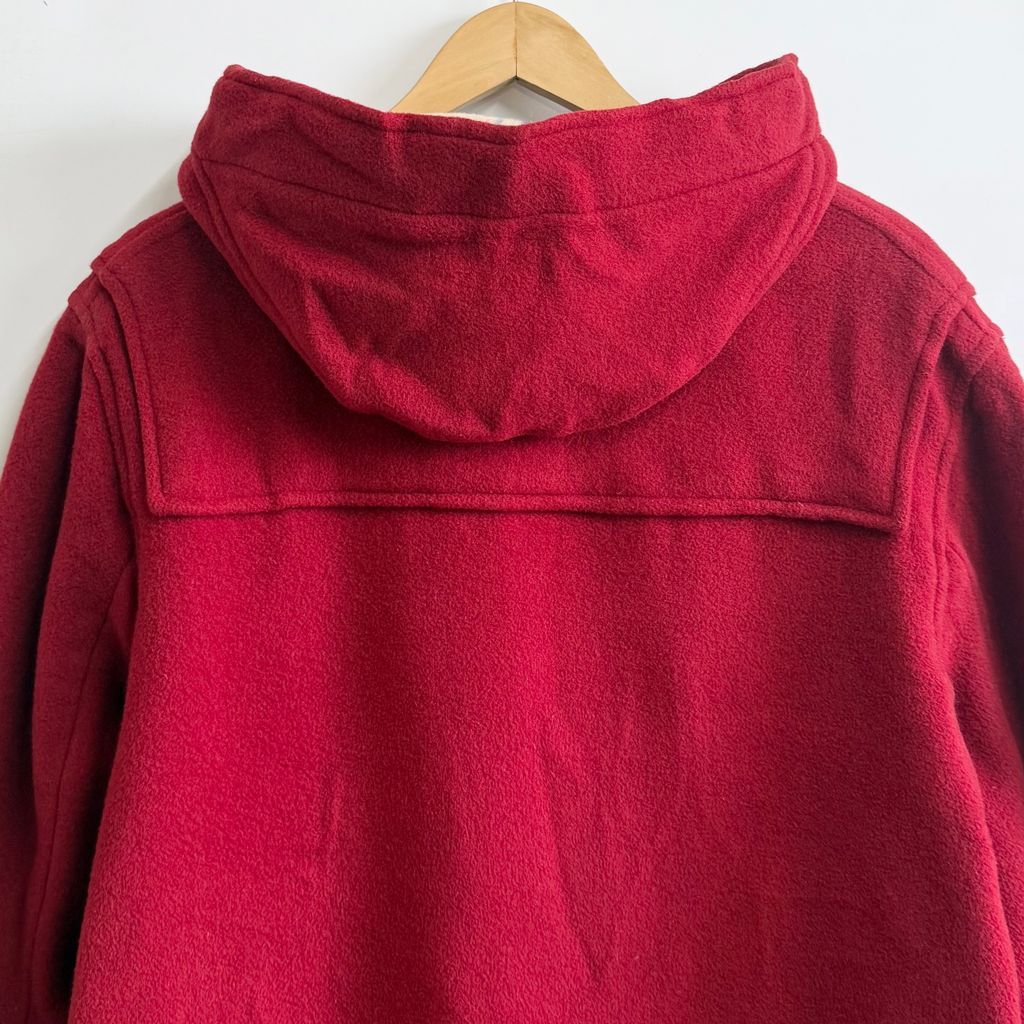 Gloverall グローバーオール ダッフルコート 裏地チェック柄 赤 レッド