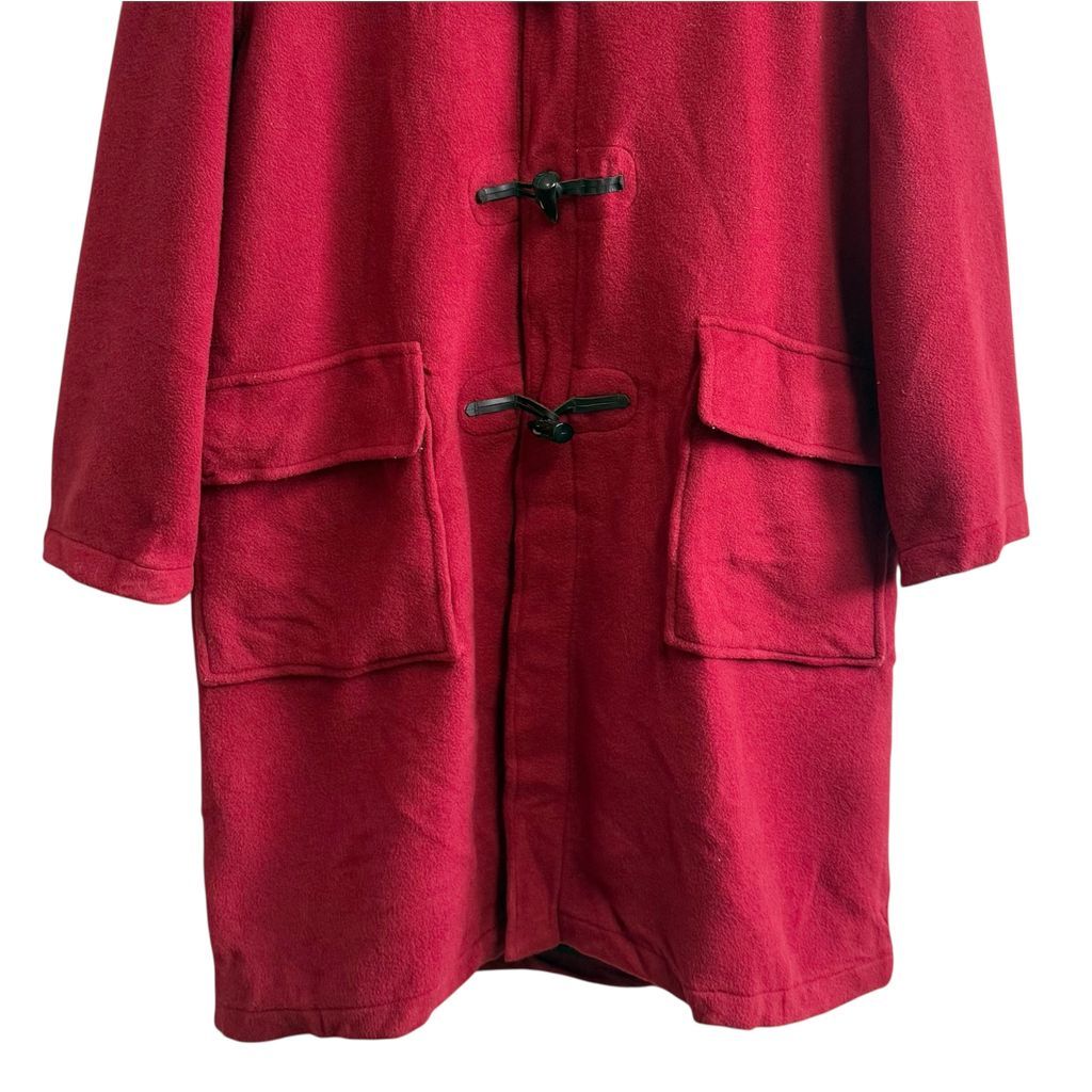 Gloverall グローバーオール ダッフルコート 裏地チェック柄 赤 レッド