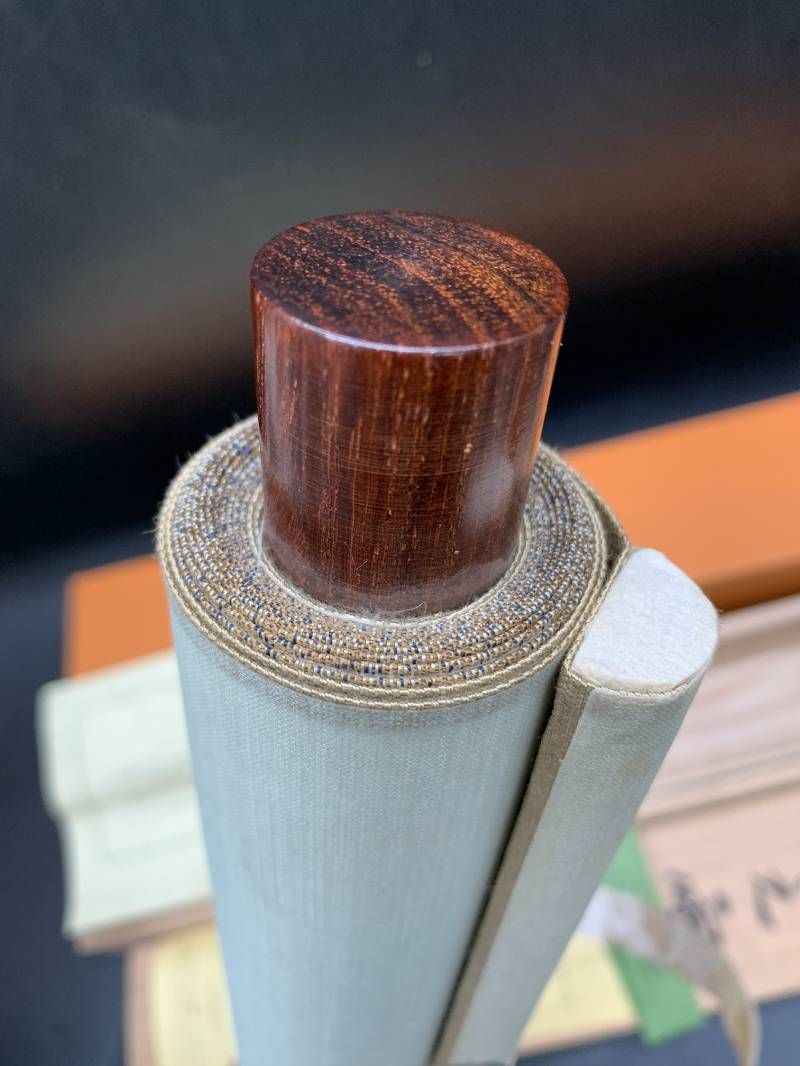 J499 掛け軸 武藤百峰 馬形之霊符 紙本 希少 軸装 茶道具 掛軸 6-11789