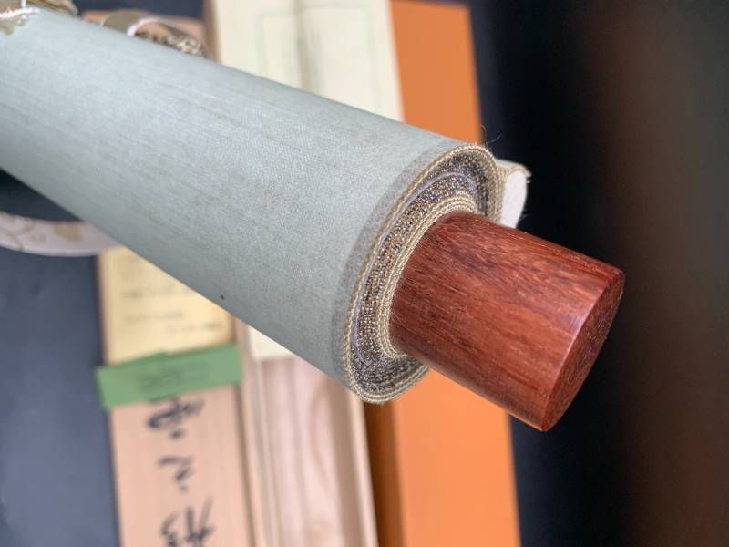 J499 掛け軸 武藤百峰 馬形之霊符 紙本 希少 軸装 茶道具 掛軸 6-11789