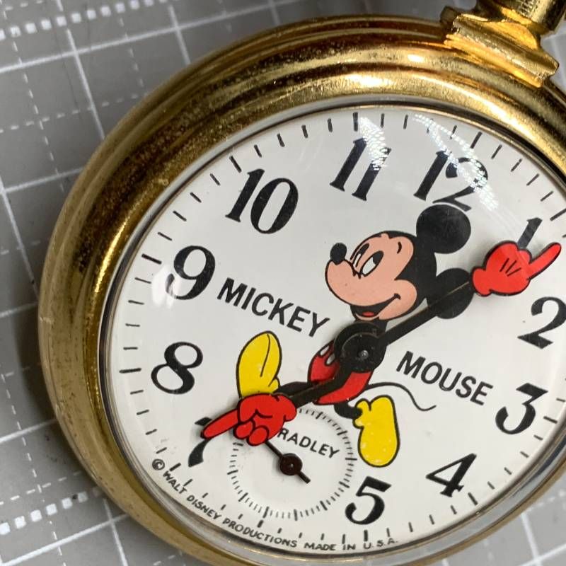 H451 未使用可動 ブラッドレイ社（Bradley Time）ミッキーマウス