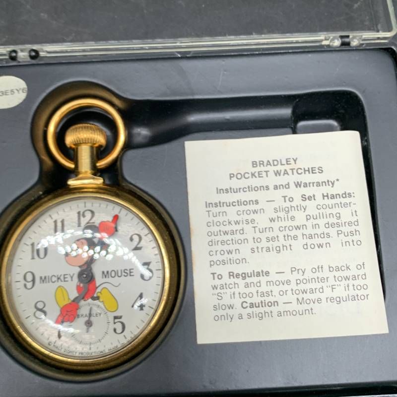 H451 未使用可動 ブラッドレイ社（Bradley Time）ミッキーマウス