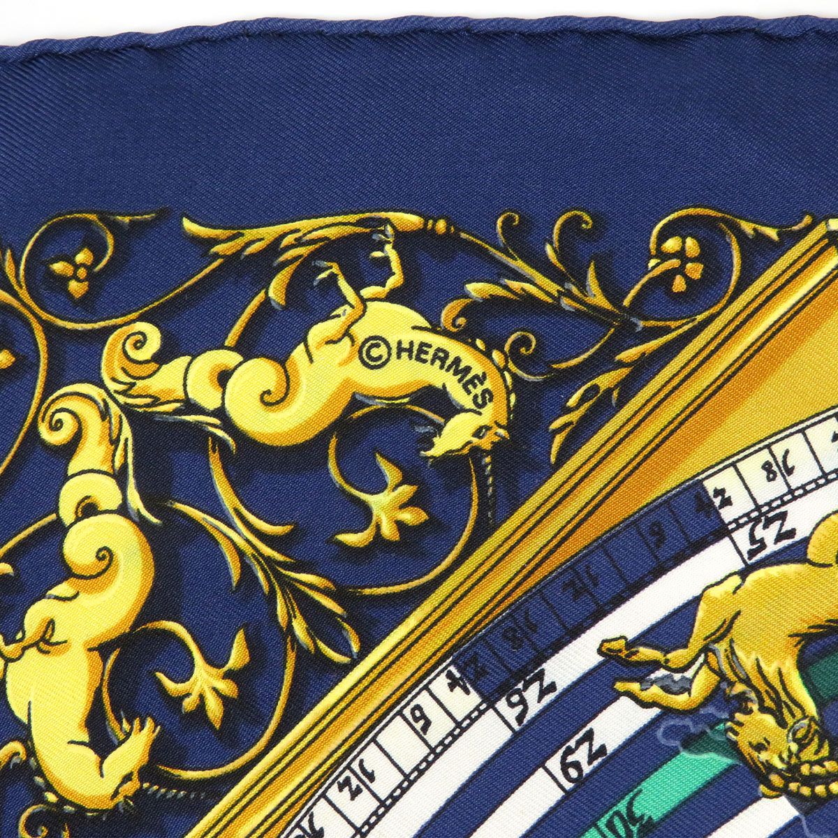 エルメス カレ 45 DIES ET HORE 占星術 ユニセックス ネイビー HERMES