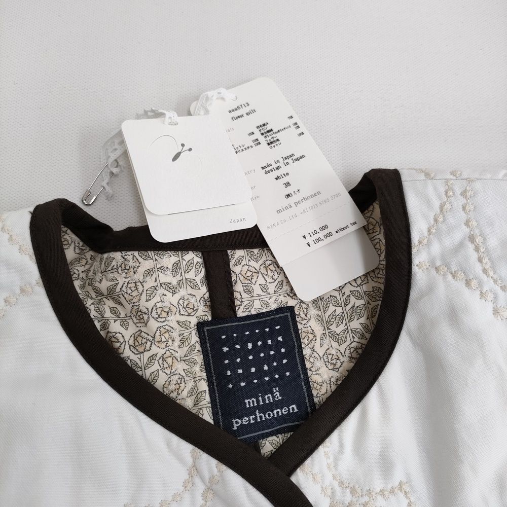 mina perhonen flower quilt キルティングコート 定価110000円 aaa6713