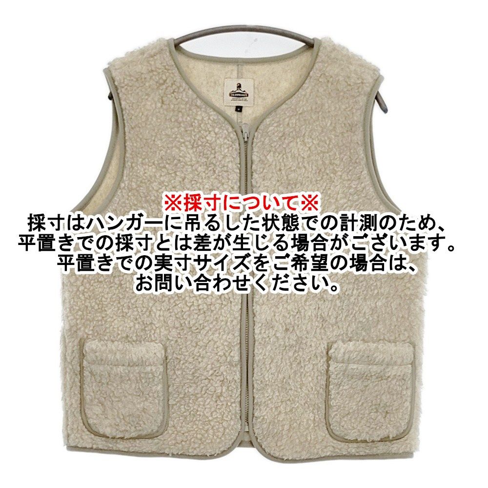 COLDBREAKER ウールボアベスト サイズM ベスト ベージュ レディース
