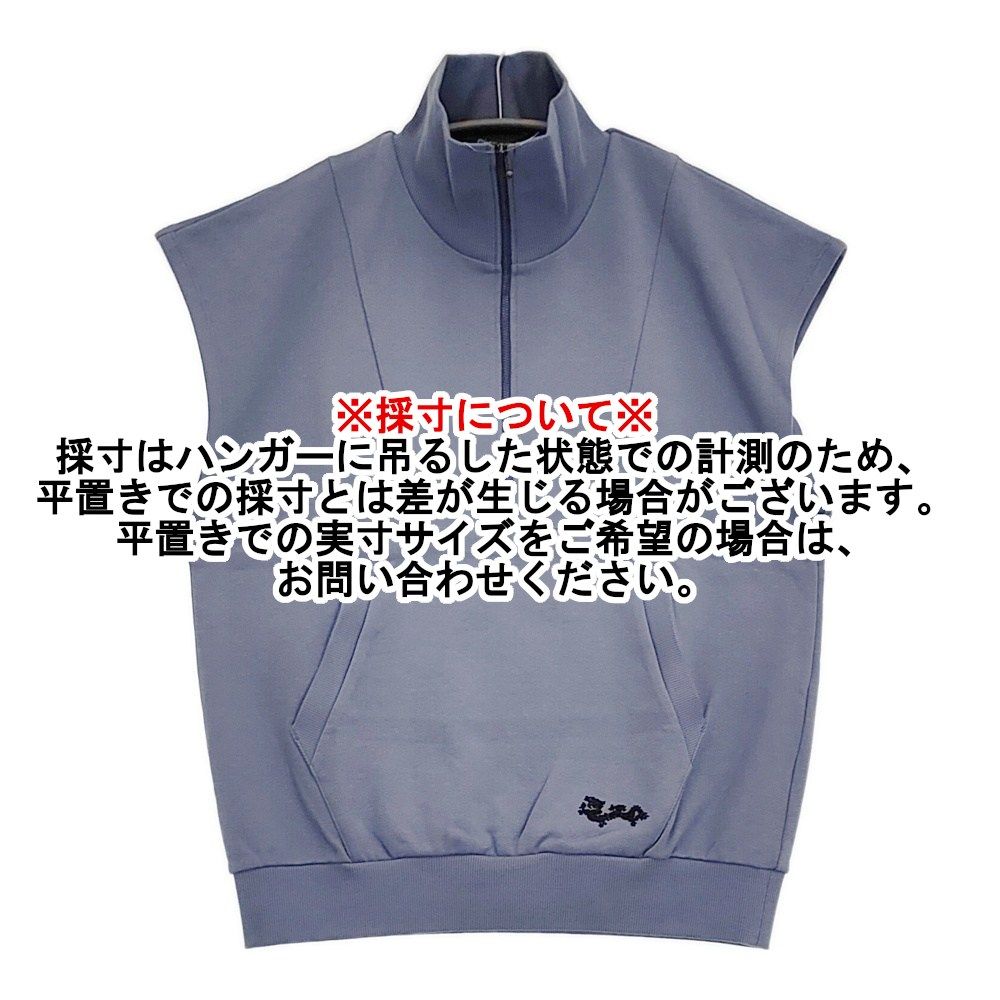 VIVIENNE TAM 未使用 ZIP UP NO SLEEVE SWEAT ノースリーブスウェット