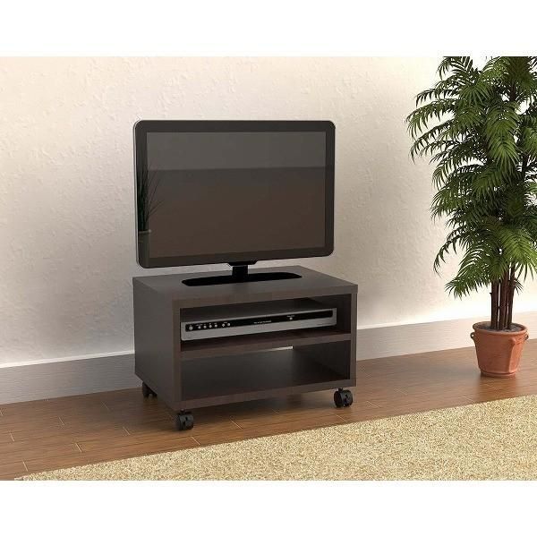 テレビ台 テレビボード 約幅49cm S ブラウン キャスター付き フリー