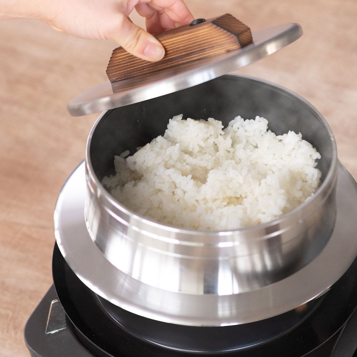 純銅製直火釜　5号炊き 純銅製直火釜5号炊き