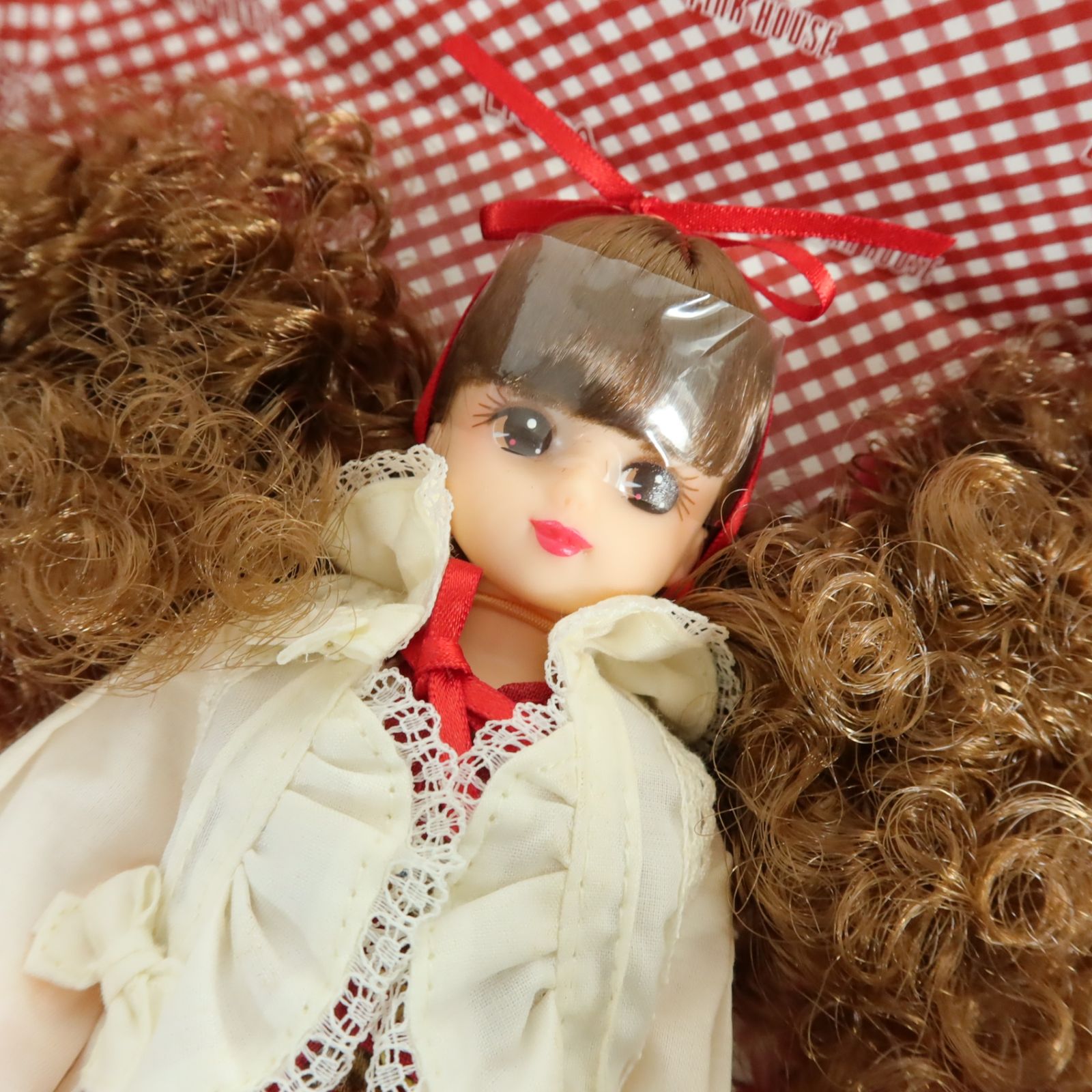 美品：保管品】ピンクハウス☆テディベアワンピースと缶バッヂ・バッグ