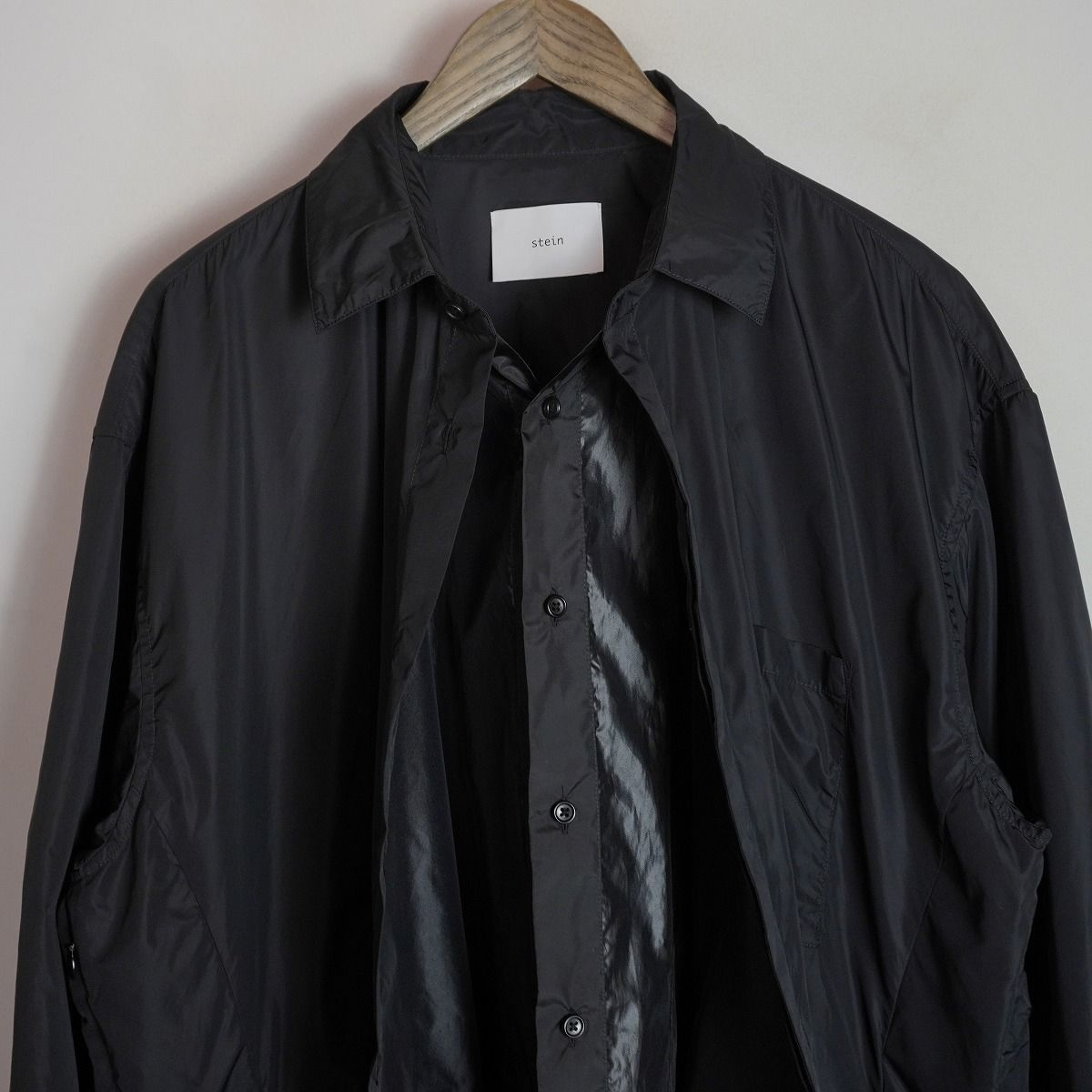 美品 stein シュタイン OVERSIZED WIND SHIRT 長袖 レイヤード 